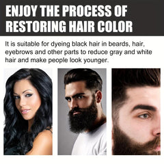 Gray Hair Darken Shampoo Bar Hair Cleaning Care Soap