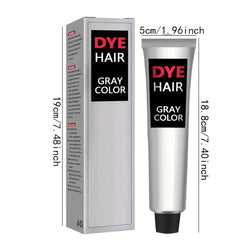 100ml Grandma Gray Hair Dye Cream Y2K Halloween Natural Hair Dye Cream