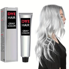 100ml Grandma Gray Hair Dye Cream Y2K Halloween Natural Hair Dye Cream