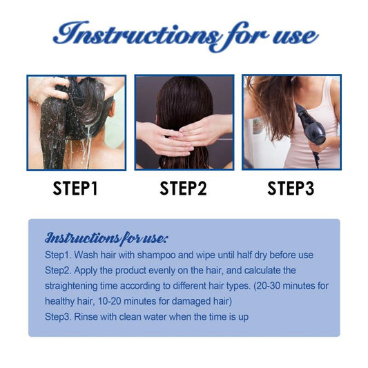 100ml Protein Straightening Cream for Healthy Hair