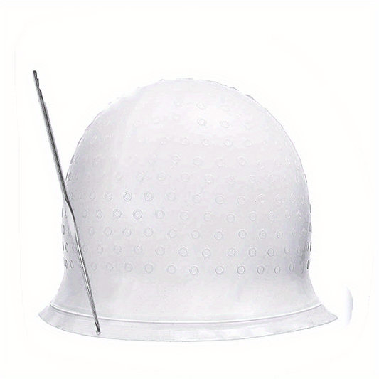 Highlighting Cap with Metal Hook for Salon or Home Hair Coloring
