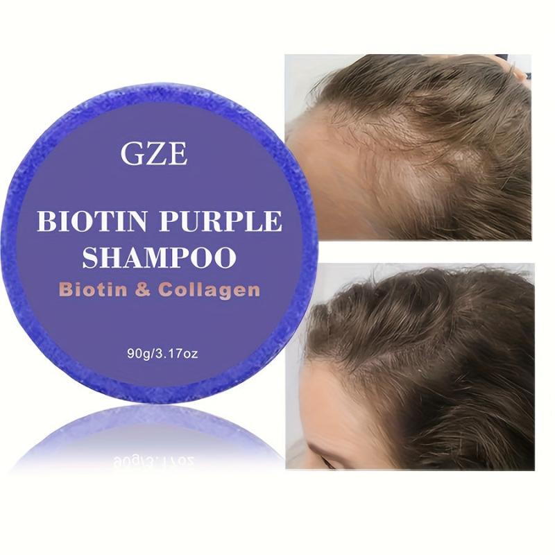 Biotin Purple Shampoo Soap Bar for Blonde Hair