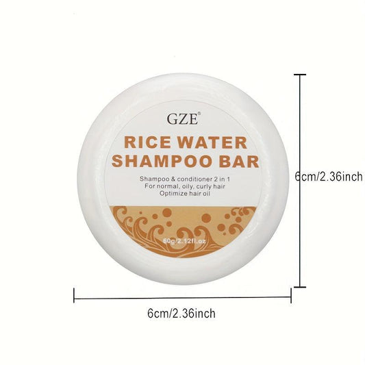 Rice Water Shampoo Bar & Solid Conditioner Set