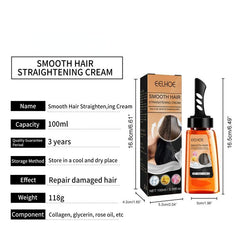 Protein Hair Straightening Cream for Frizzy Hair Repair