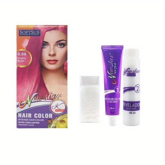 Long Lasting Hair Kit With Cream & Developer