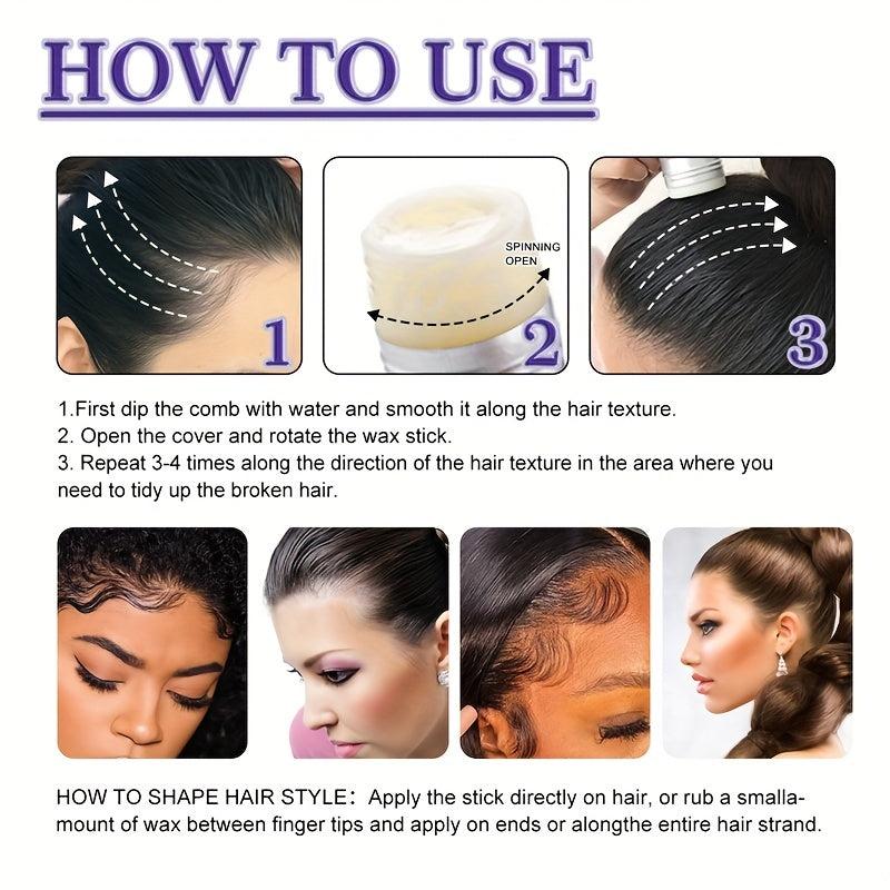 Strong Hold Hair Wax Stick for All Hair Types