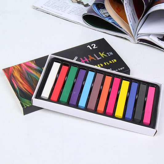 Temporary Hair Chalk for Girls Highlighting Hair Dye Pens, Multiple Colors