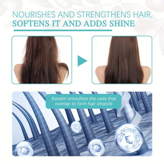 60ml Protein Hair Straightener Cream Silk & Gloss Hair Straightening Product