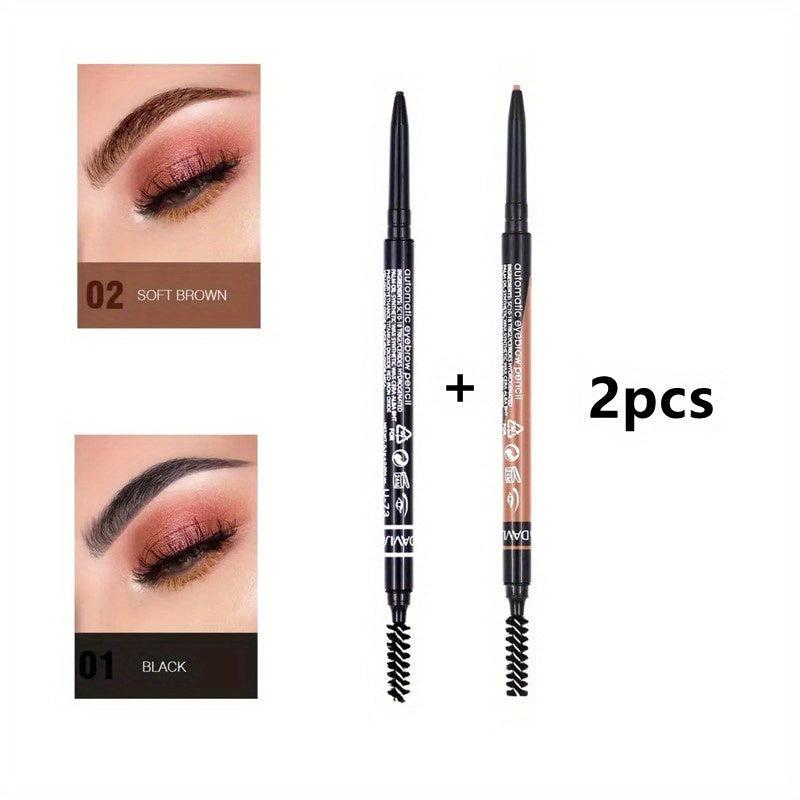 Long Lasting Waterproof Double Ended Eyebrow Pencil with Ultra Fine Tip