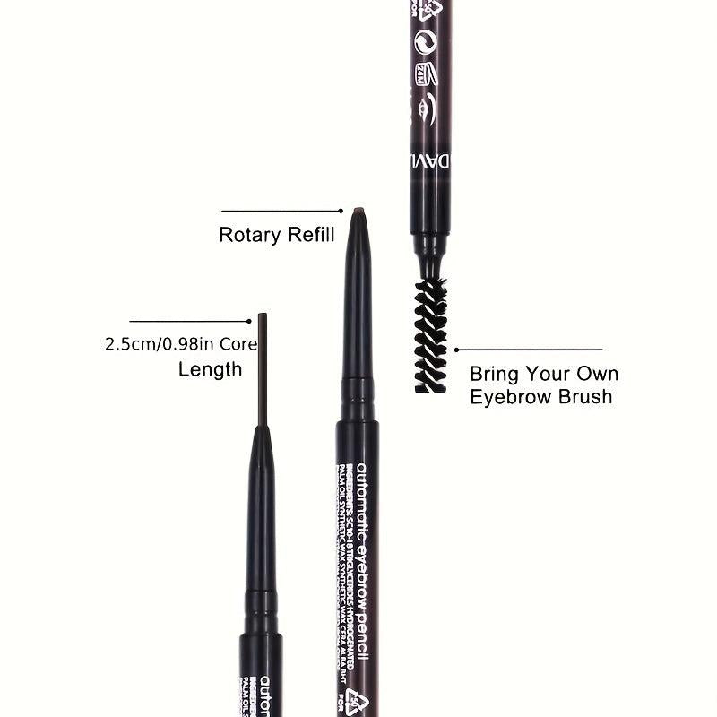 Long Lasting Waterproof Double Ended Eyebrow Pencil with Ultra Fine Tip