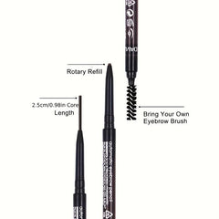 Long Lasting Waterproof Double Ended Eyebrow Pencil with Ultra Fine Tip