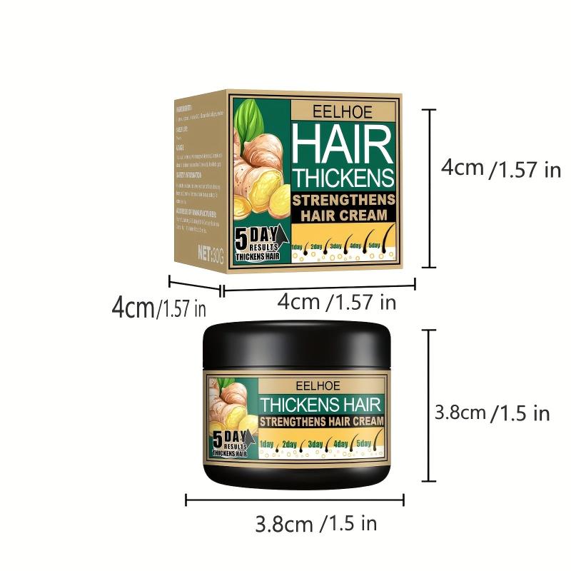 30ml Ginger Hair Care Cream Soften Moisturize Scalp Massage Hair Essence