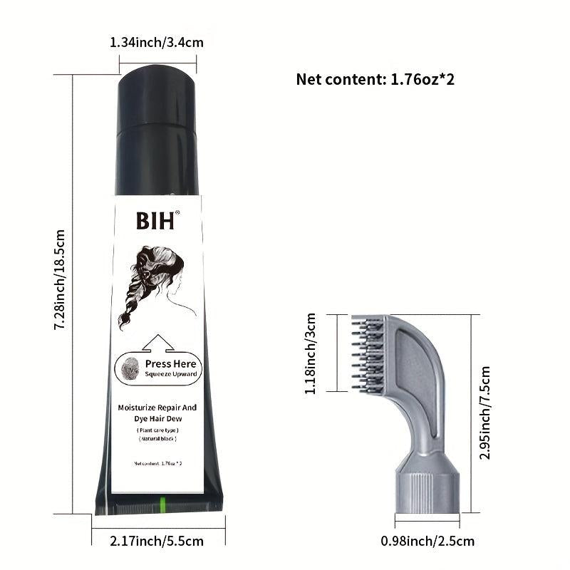 BIH Moisturize Repair And Dye Hair Dew Plant Care 1.76oz 2 Natural