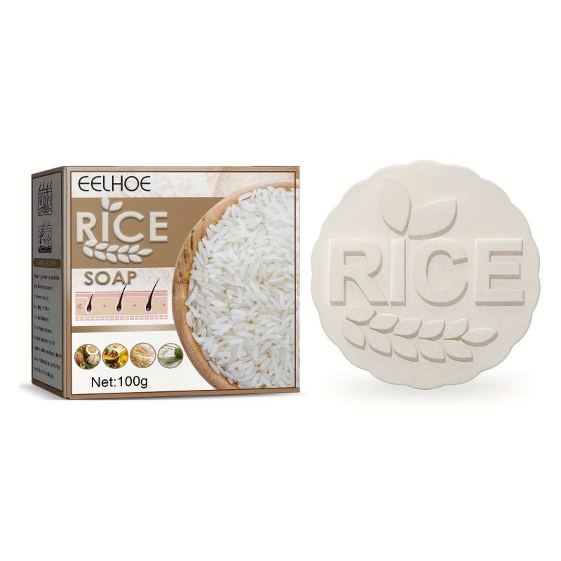 Rice Shampoo Soap Bar Strengthens Hair Revitalizes Hair Healthy Hair