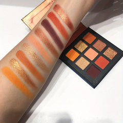 9-Color Waterproof Eyeshadow Palette Rich Matte Shimmer Shades
