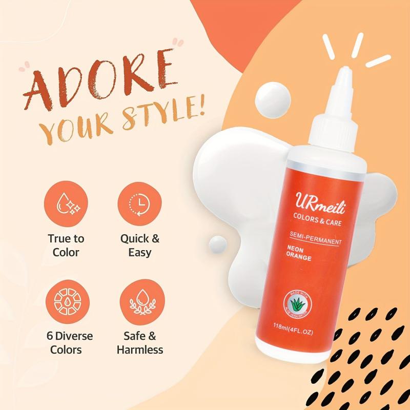 Herbal Hair Dye Cream for Halloween Long Lasting Color