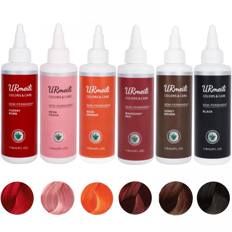 Herbal Hair Dye Cream for Halloween Long Lasting Color