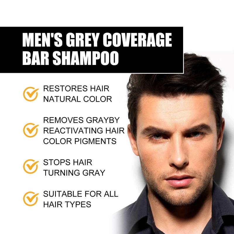 Natural Hair Strengthening Shampoo Bar for Men