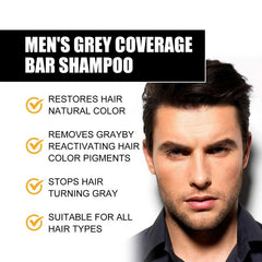 Natural Hair Strengthening Shampoo Bar for Men