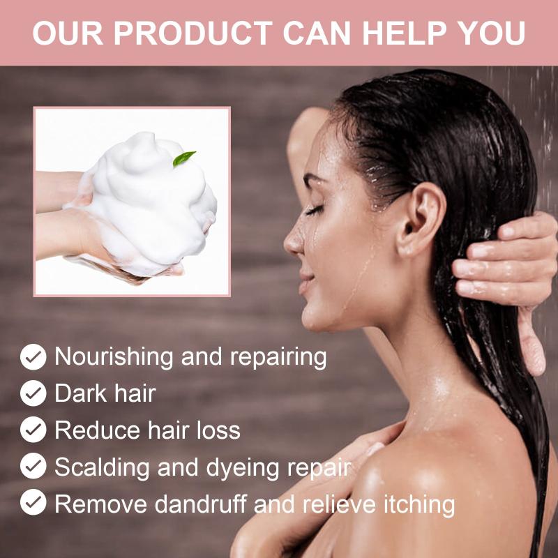 Polygonum Multiflorum Hair Shampoo Soap Softens Moisturizes