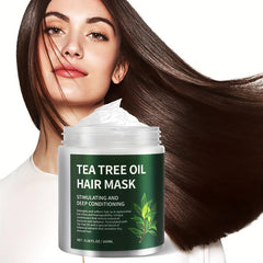 Rosemary Tea Tree Deep Hair Mask Moisturizer for All Hair Types