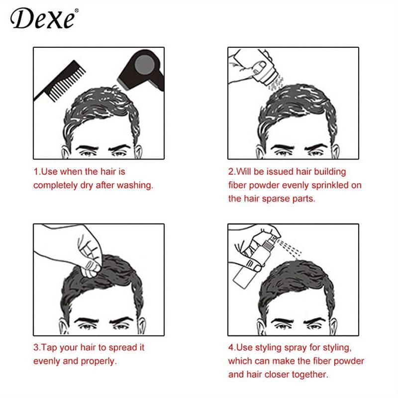 Keratin Hair Building Fibers Thickening Hair Powder