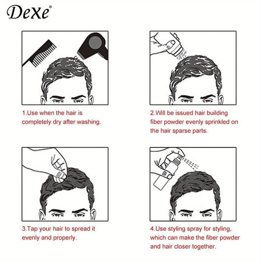 Keratin Hair Building Fibers Thickening Hair Powder