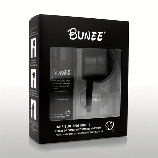 Hair Building Fibers Kit with Spray Applicator Pump Nozzle