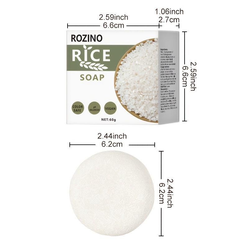 Rice Shampoo Soap Silicone Control Shampoo Cake