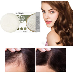 Rice Shampoo Soap Silicone Control Shampoo Cake