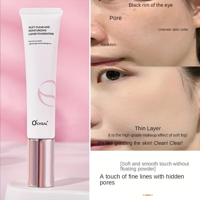 Moisturizing Liquid Foundation for Dry Skin Full Coverage