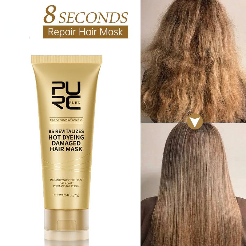 Keratin Hair Mask 8 Seconds Repair Hair Care Cream