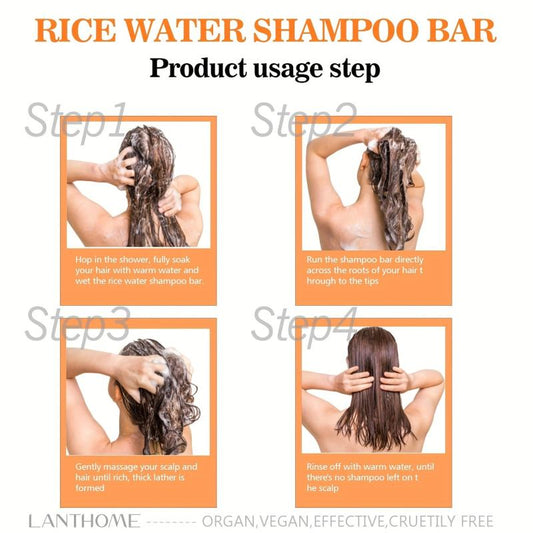 2-in-1 Fermented Rice Water Shampoo Bar