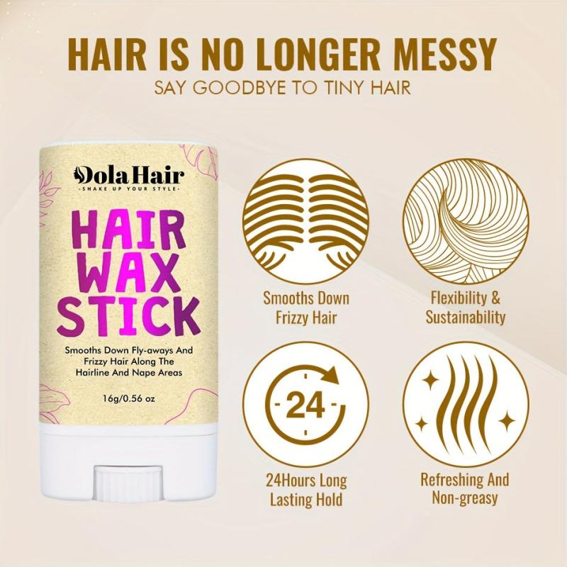 Travel Hair Wax Stick For Flyaways Long Lasting Styling Pomade Stick