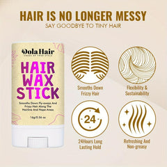 Travel Hair Wax Stick For Flyaways Long Lasting Styling Pomade Stick
