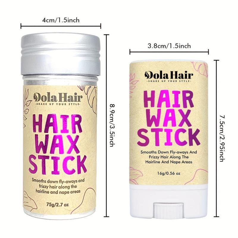 Travel Hair Wax Stick For Flyaways Long Lasting Styling Pomade Stick