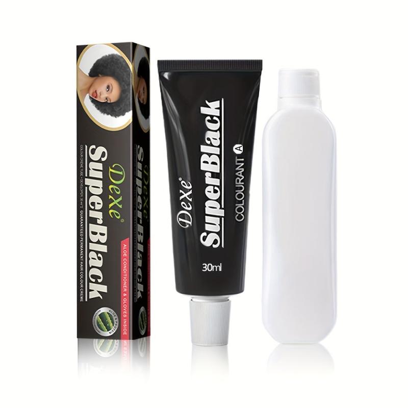 Black Hair Dye Cream & One Wash Shampoo