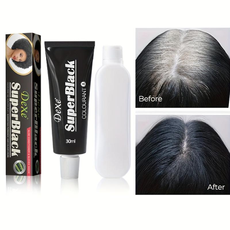 Black Hair Dye Cream & One Wash Shampoo