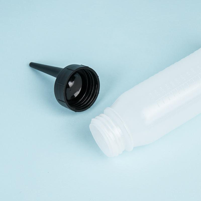 2PCS Clear Plastic Dye Squeeze Applicator Hair Bottle Set