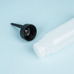 2PCS Clear Plastic Dye Squeeze Applicator Hair Bottle Set