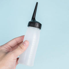 2PCS Clear Plastic Dye Squeeze Applicator Hair Bottle Set