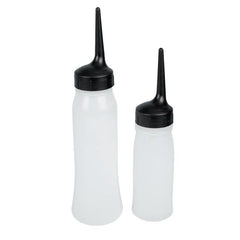 2PCS Clear Plastic Dye Squeeze Applicator Hair Bottle Set