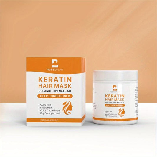 Keratin Avocado Hair Mask for Repairing Frizzy Hair