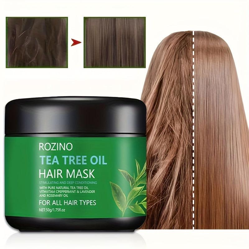 Tea Tree Hair Mask for Smooth Hair Care, 50g