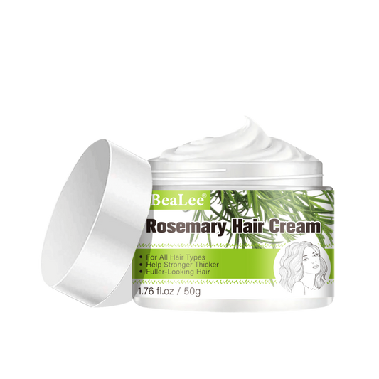 Rosemary Hair Cream for All Hair Types - Repairs, Strengthens, Thickens