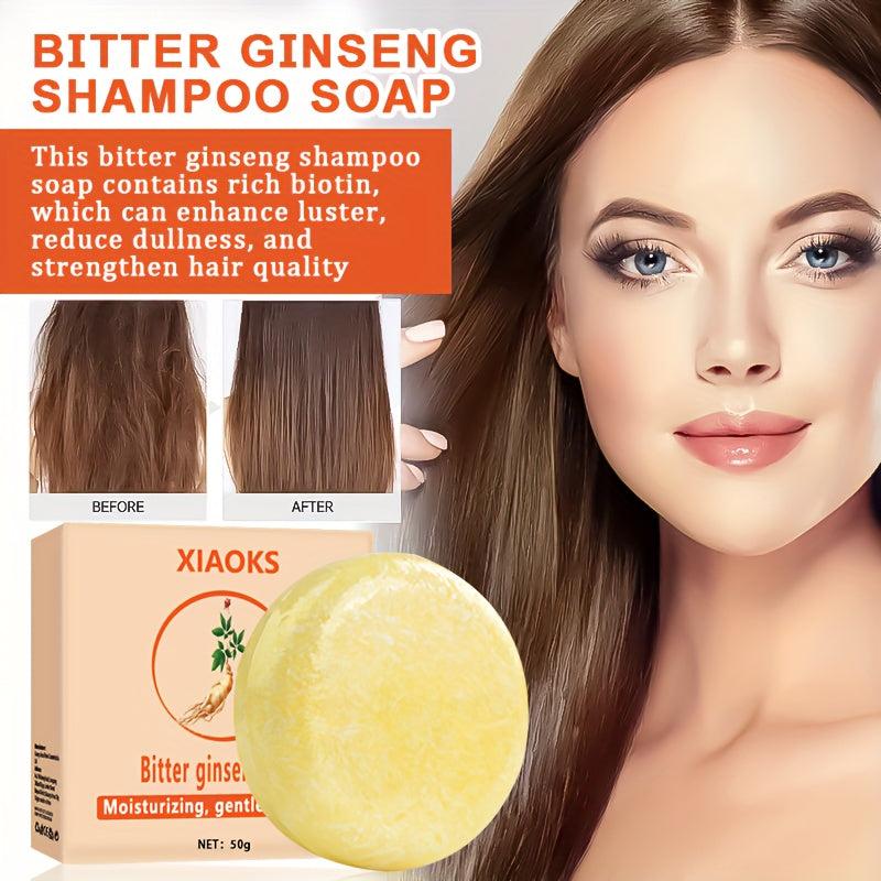 Natural Ginseng Shampoo Soap - Deep Clean Scalp Control