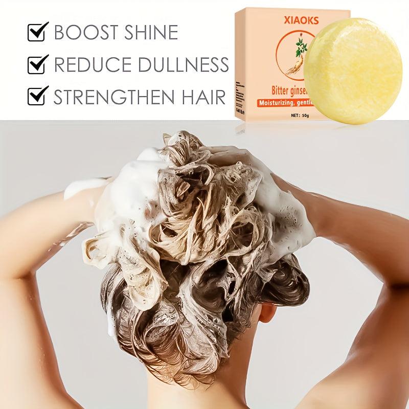Natural Ginseng Shampoo Soap - Deep Clean Scalp Control