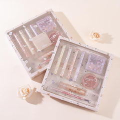 8pcs Makeup Gift Set Eyeshadow Eyebrow Blusher Lipstick Kit