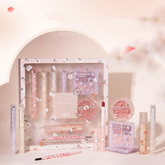8pcs Makeup Gift Set Eyeshadow Eyebrow Blusher Lipstick Kit