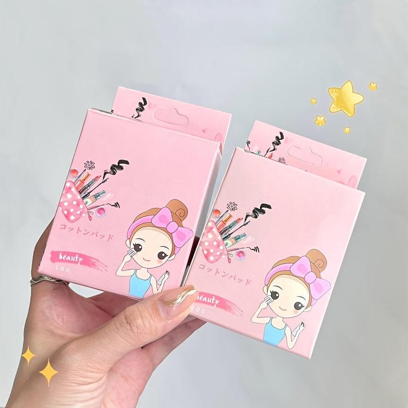 100 Makeup Remover Pads Thicken Face Cleansing Dry/Wet Dual Use